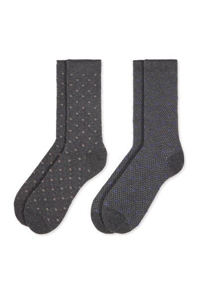 0215001 SOXLAND PACK-2 CALCETIN HOMBRE ALGODON FANTASIA