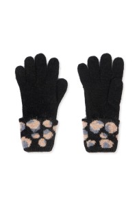 14102 SOXLAND GUANTE MUJER TRICOT PUÑO ANIMAL PRINT