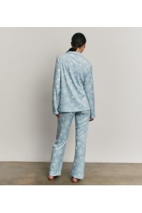 N22132 PROMISE PIJAMA MUJER ABIERTO ESTRELLAS