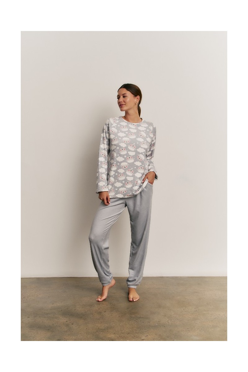 N22162 PROMISE PIJAMA MUJER SPANDEX OVEJITAS