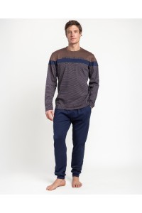 64183 ANTONIO MIRO PIJAMA HOMBRE RAYAS COMBI