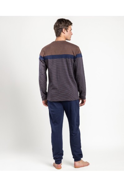 64183 ANTONIO MIRO PIJAMA HOMBRE RAYAS COMBI