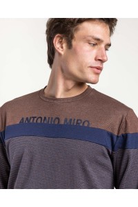 64183 ANTONIO MIRO PIJAMA HOMBRE RAYAS COMBI