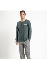 64806 ADMAS PIJAMA HOMBRE PANTALON RAYAS