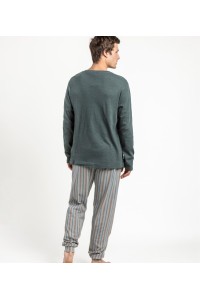 64806 ADMAS PIJAMA HOMBRE PANTALON RAYAS