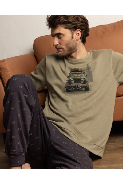 64826 ADMAS PIJAMA HOMBRE JEEP CAMPER