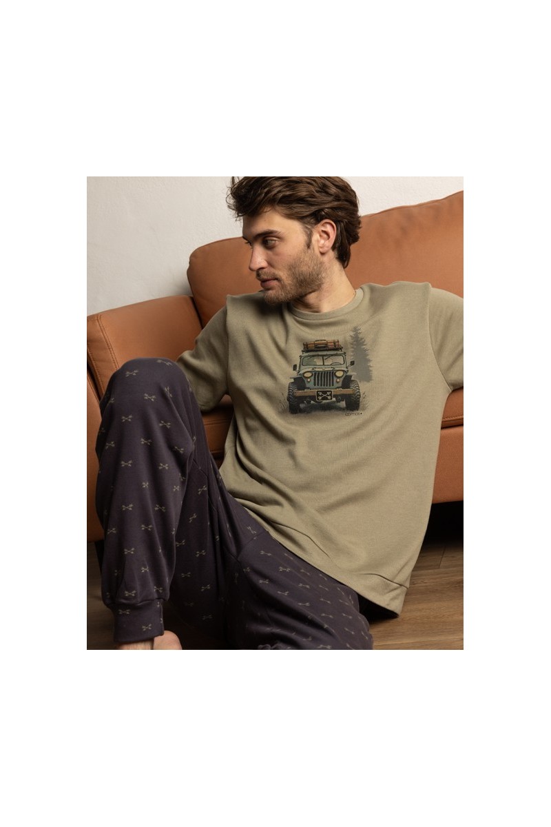 64826 ADMAS PIJAMA HOMBRE JEEP CAMPER