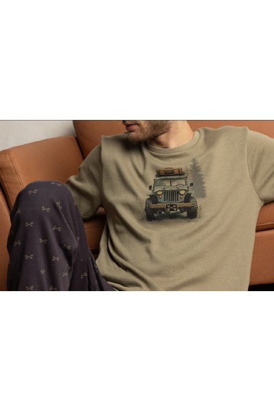 64826 ADMAS PIJAMA HOMBRE JEEP CAMPER