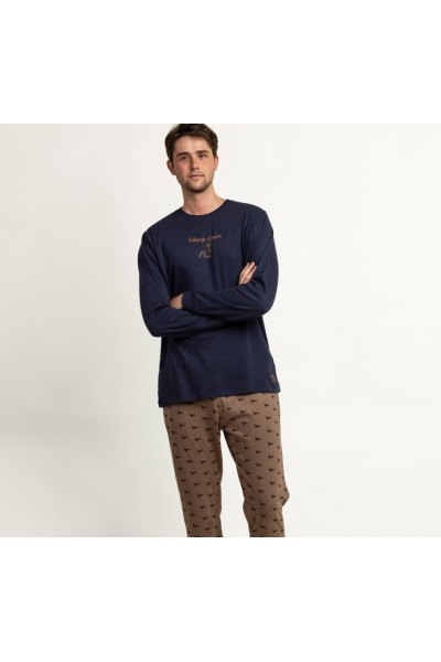 64808 ADMAS PIJAMA HOMBRE LIFESTYLE CHOICE PERRITOS