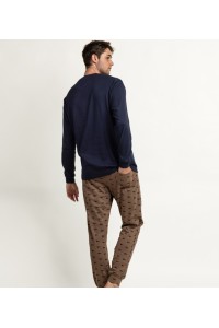 64808 ADMAS PIJAMA HOMBRE LIFESTYLE CHOICE PERRITOS