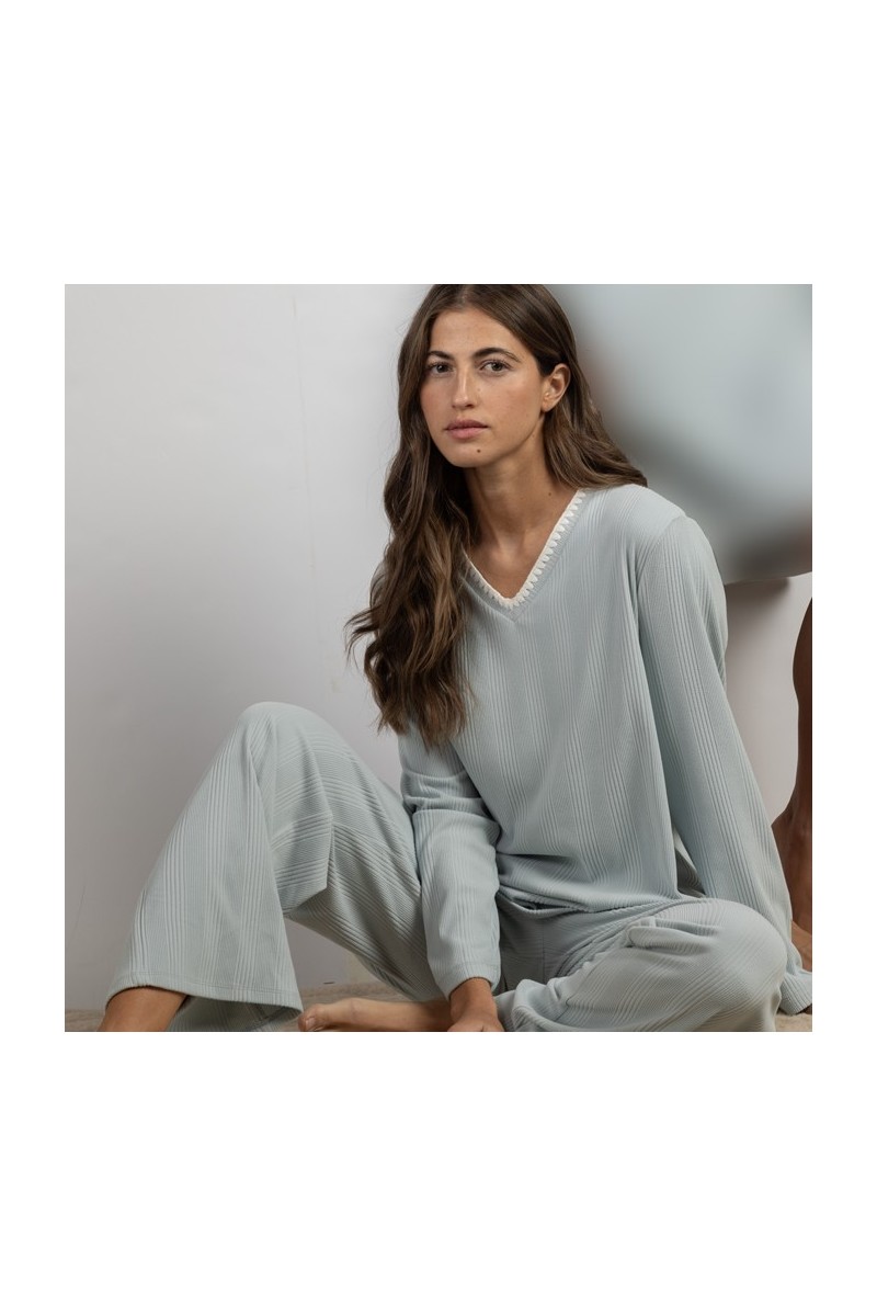 64653 ADMAS PIJAMA MUJER PICO CANALE