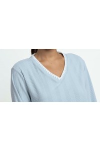 64653 ADMAS PIJAMA MUJER PICO CANALE
