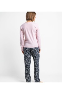 64621 ADMAS PIJAMA MUJER PICO ENCAJE