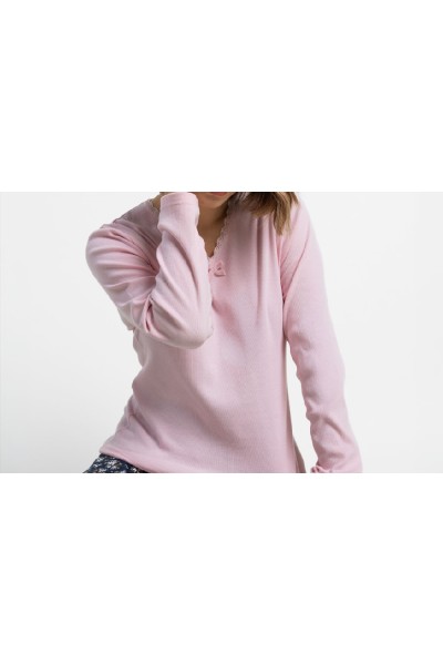 64621 ADMAS PIJAMA MUJER PICO ENCAJE