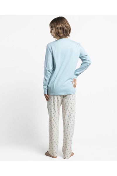 64618 ADMAS PIJAMA MUJER PICO ENTREDOS