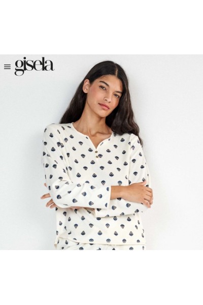 2 20442S GISELA PIJAMA MUJER ÉTNICO