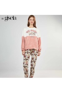 2 20455S GISELA PIJAMA MUJER SNOOPY