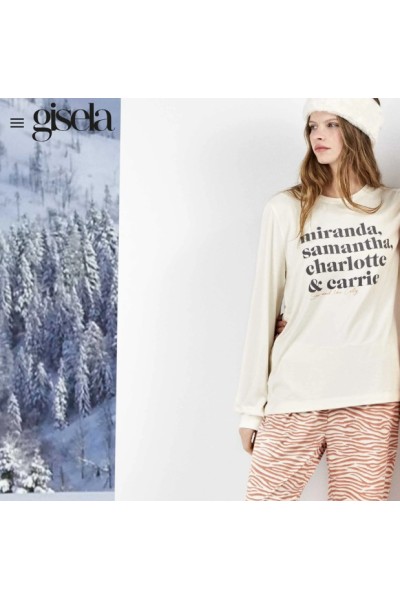 2 20484S GISELA PIJAMA MUJER SEX AND THE CITY