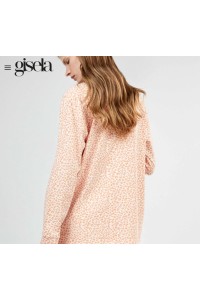 2 20485S GISELA PIJAMA MUJER CAMISERO ANIMAL PRINT