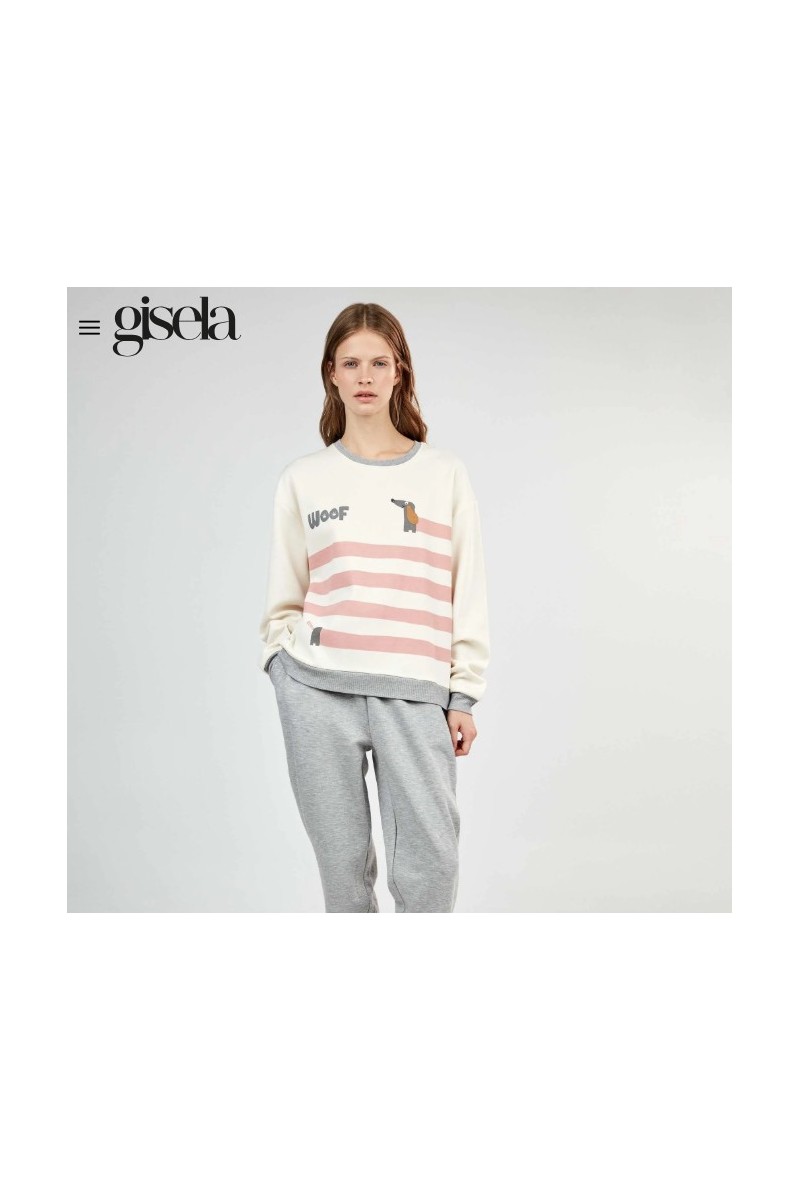 2 20513S GISELA PIJAMA MUJER WOOF