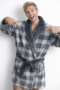 1080-C LIN M-2XL BATA HOMBRE CORTA CUADROS