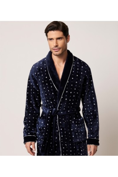 1014-C LIN M-2XL BATA HOMBRE CORTA DIBUJO PEQUEÑO