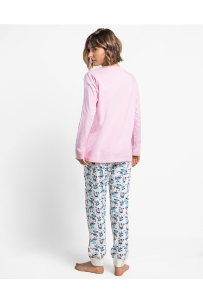 64316 LILO  STITCH  PIJAMA MUJER STITCH TIME TO CHILL