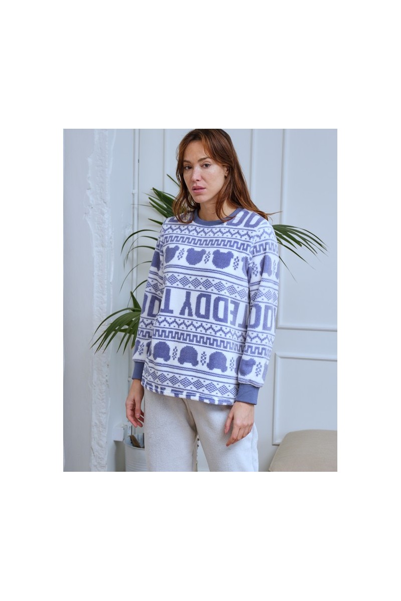 266641 MUSLHER PIJAMA MUJER CORALINA TEDY