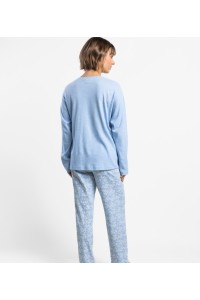64631 ADMAS PIJAMA MUJER PICO ENCAJE
