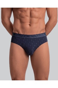 PS738 DON ALGODON PACK-2 SLIP HOMBRE FANTASIA GOMA VISTA