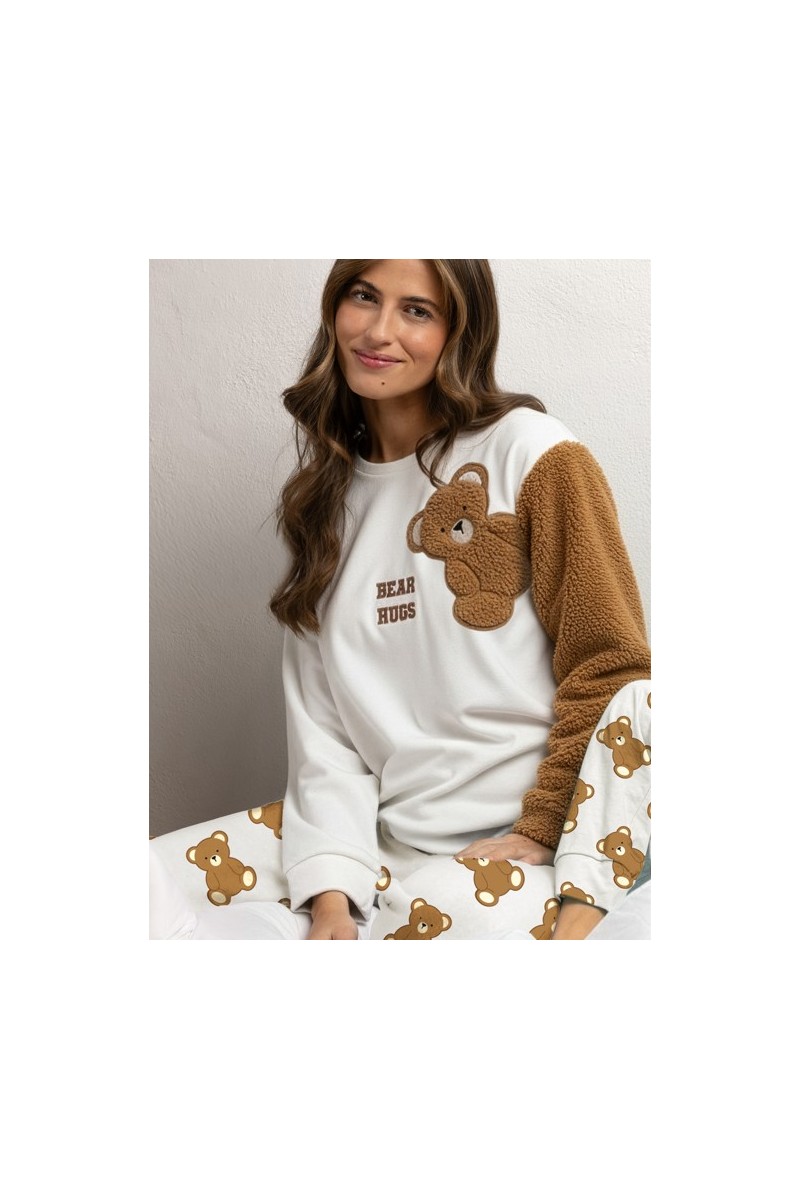 64964 ADMAS PIJAMA MUJER BEAR HUGS