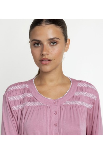 61563 ADMAS CAMISOLA VISCOSA BORDADA