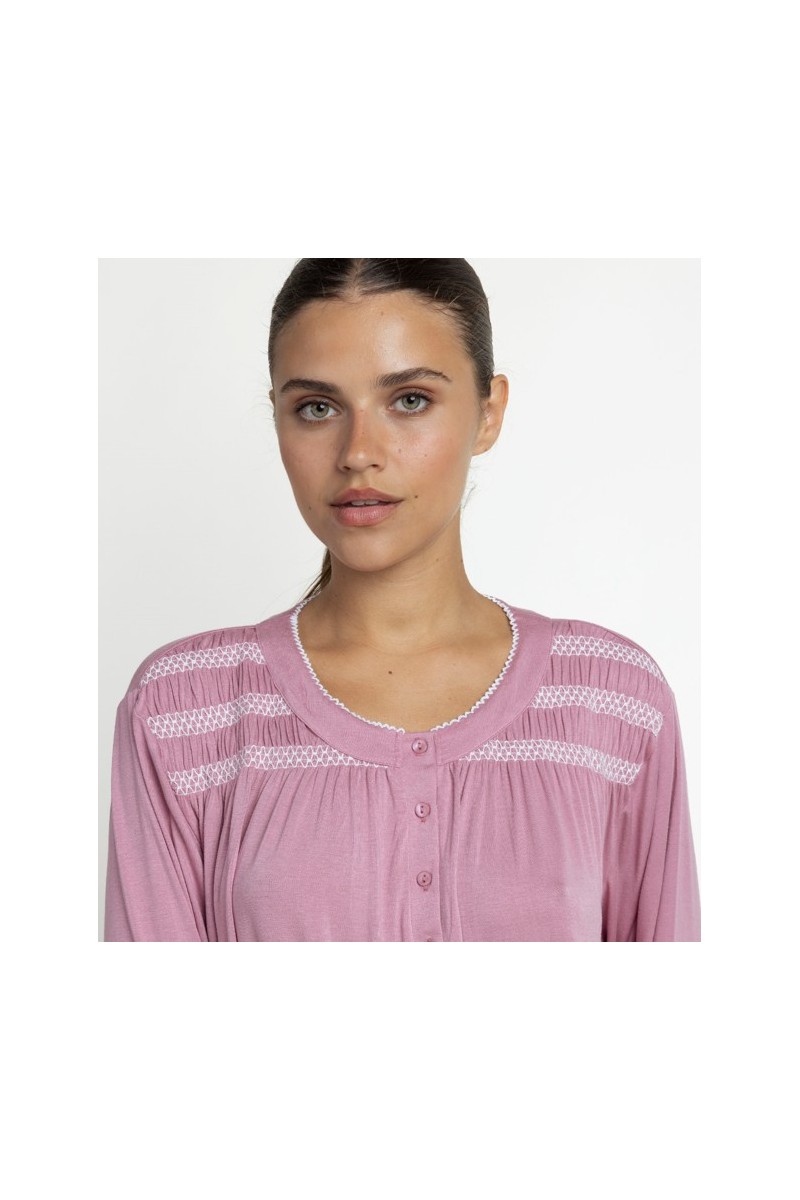 61563 ADMAS CAMISOLA VISCOSA BORDADA