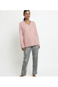 64611 ADMAS PIJAMA MUJER TAPETA GARDEN