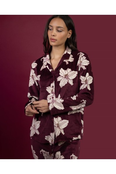 64656 ADMAS PIJAMA ABIERTO FLORAL