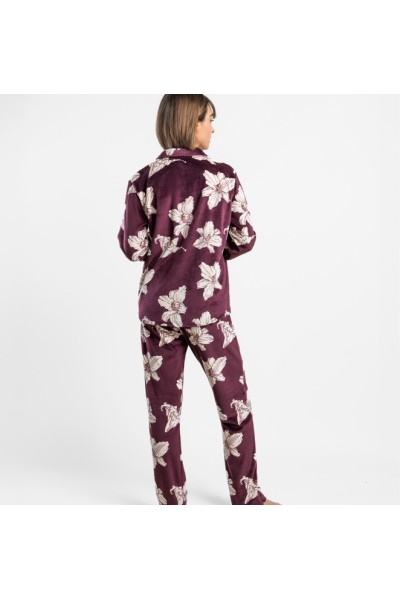 64656 ADMAS PIJAMA ABIERTO FLORAL