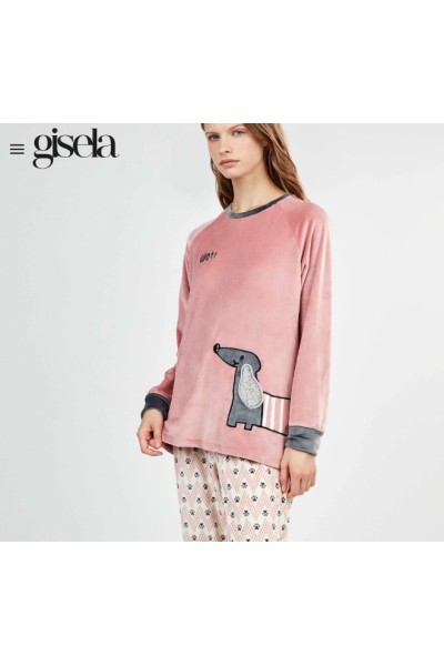 2 20514S GISELA PIJAMA MUJER WOOF