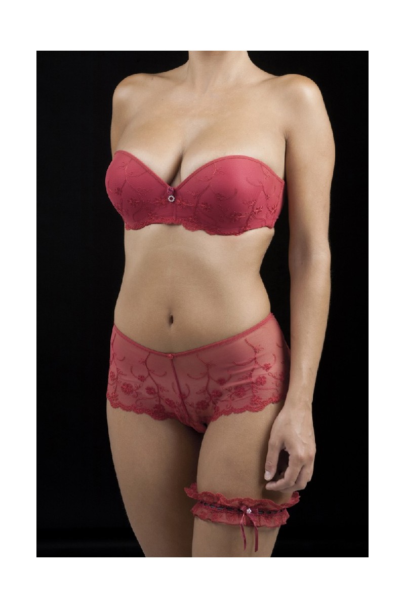 C GALA-B SELENE CONJUNTO SUJETADOR DOBLE PUSH + CULOTTE + LIGA  4000