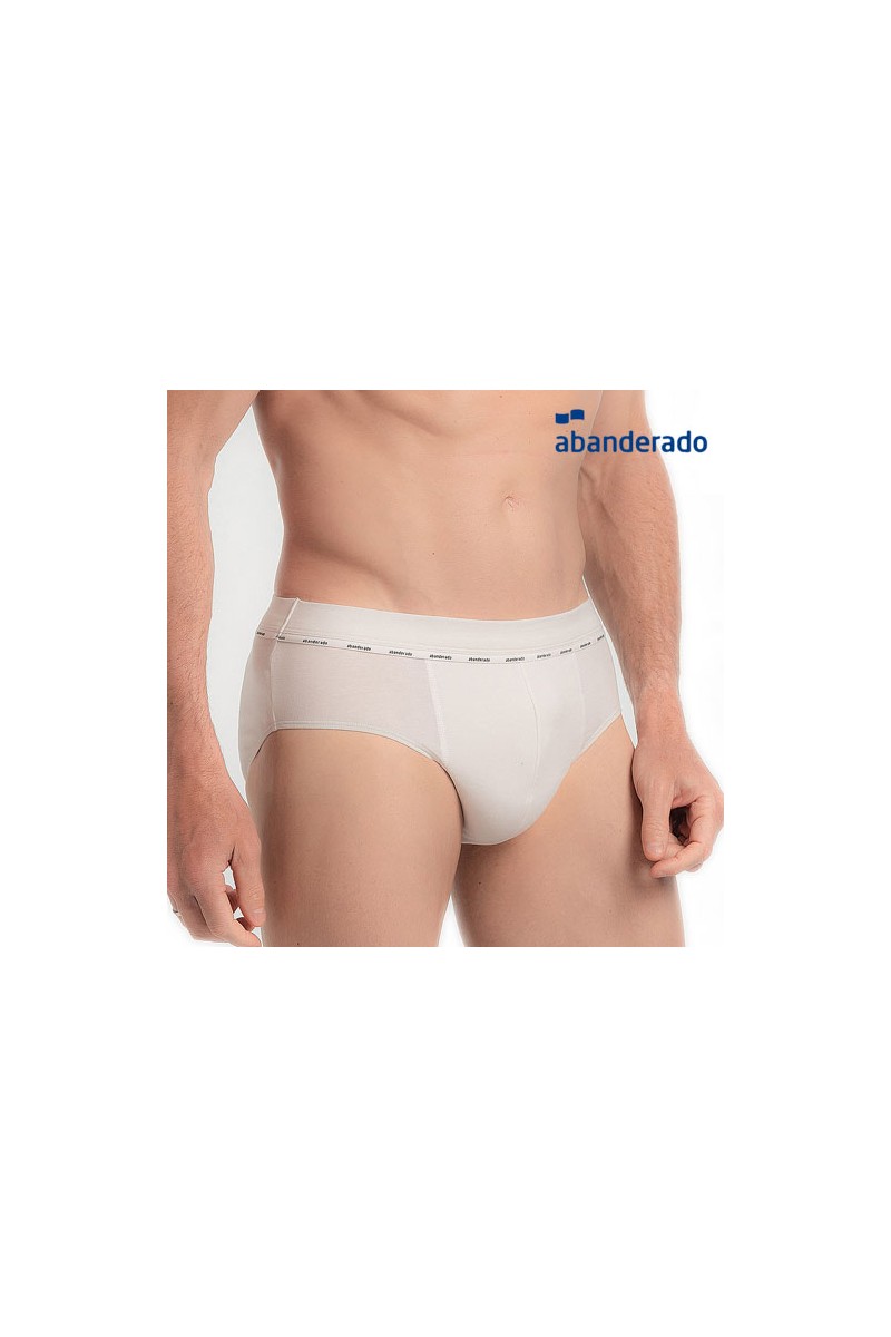 A08HW ABANDERADO SLIP HOMBRE ALGODON PEINADO "Suavidad Real"