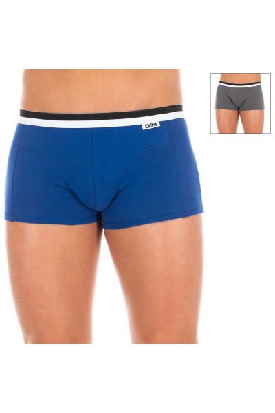 D05H2 UNNO DIM PACK-2 BOXER HOMBRE ALGODON GOMA VISTA