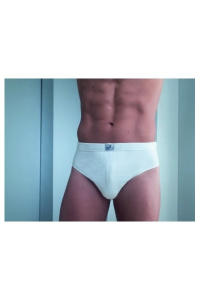 3146 ASMAN SLIP HOMBRE BASICO LISO ALGODON