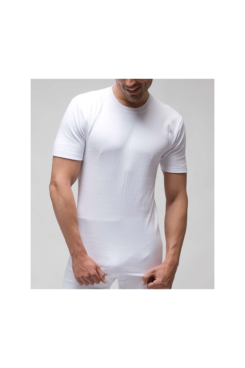 720 RAPIFE 44-52 CAMISETA HOMBRE ALGODON THERMAL MANGA CORTA CUELLO REDONDO