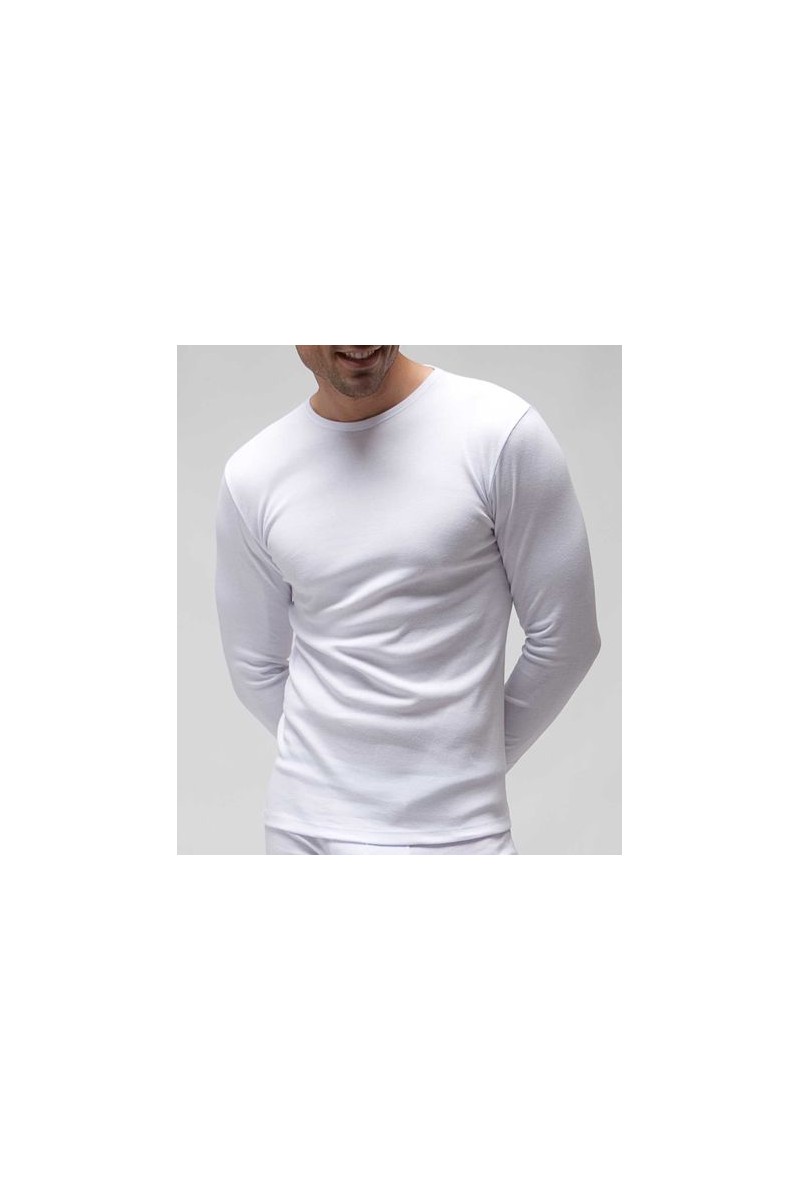 7430 RAPIFE 56-64 BLANCO CAMISETA HOMBRE TERMICA MANGA LARGA