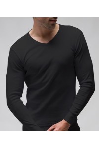 7431 RAPIFE 56-64 NEGRO CAMISETA HOMBRE TERMICA MANGA LARGA