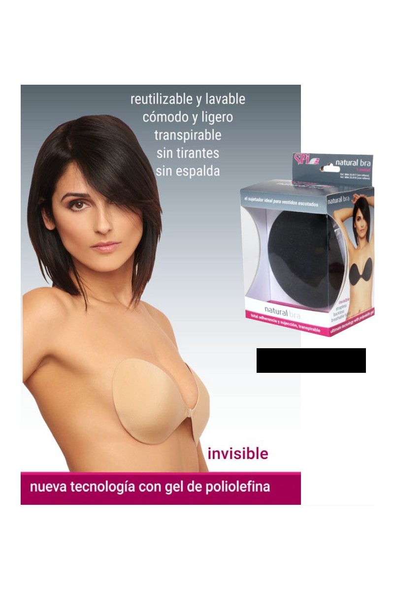 23018 SPI NATURAL BRA COPA ADHESIVA PUSH-UP