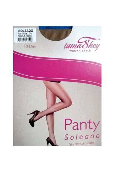 5018 TAMASHEY XL PANTY NUDE CON PIEZA SOLEADO 10 DEN