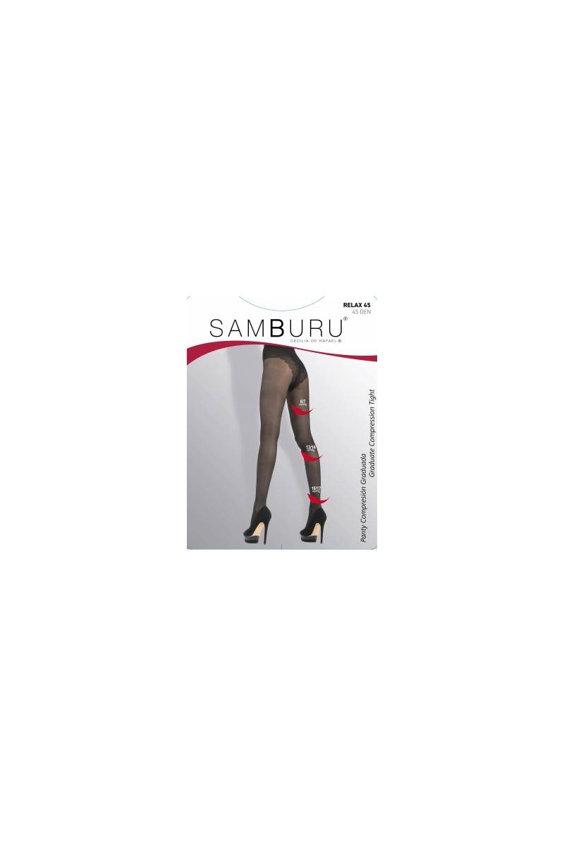 RELAX 45 SAMBURU PANTY COMPRESION GRADUADA 45 DEN