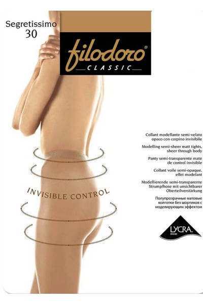 SEGRETISSIMO 30 FILODORO PANTY CONTROL INVISIBLE 30 DEN