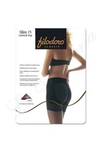 SLIM 15 CONT TOP M-L FILODORO PANTY CONTROL 15 DEN