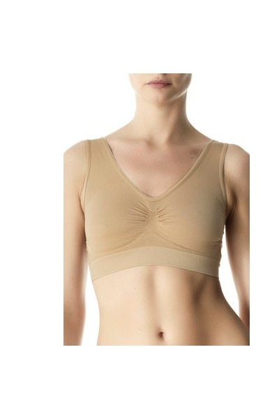 BRASSIERE WELLNESS PM  POMPEA TOP MICROFIBRA SIN COSTURAS 89631330